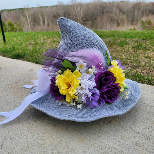 Wanda - Grey Witch Hat