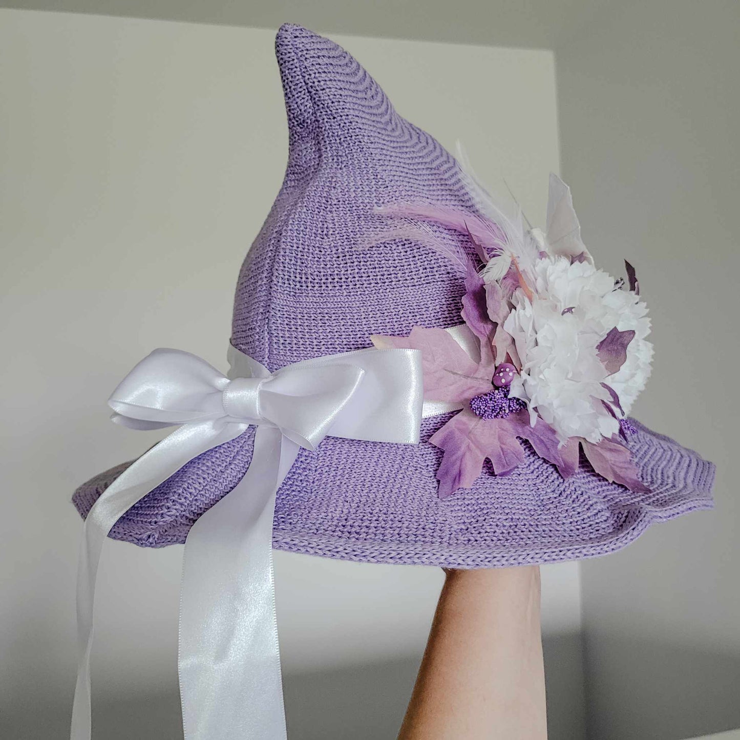 Esme - Purple Mushroom Witch Hat