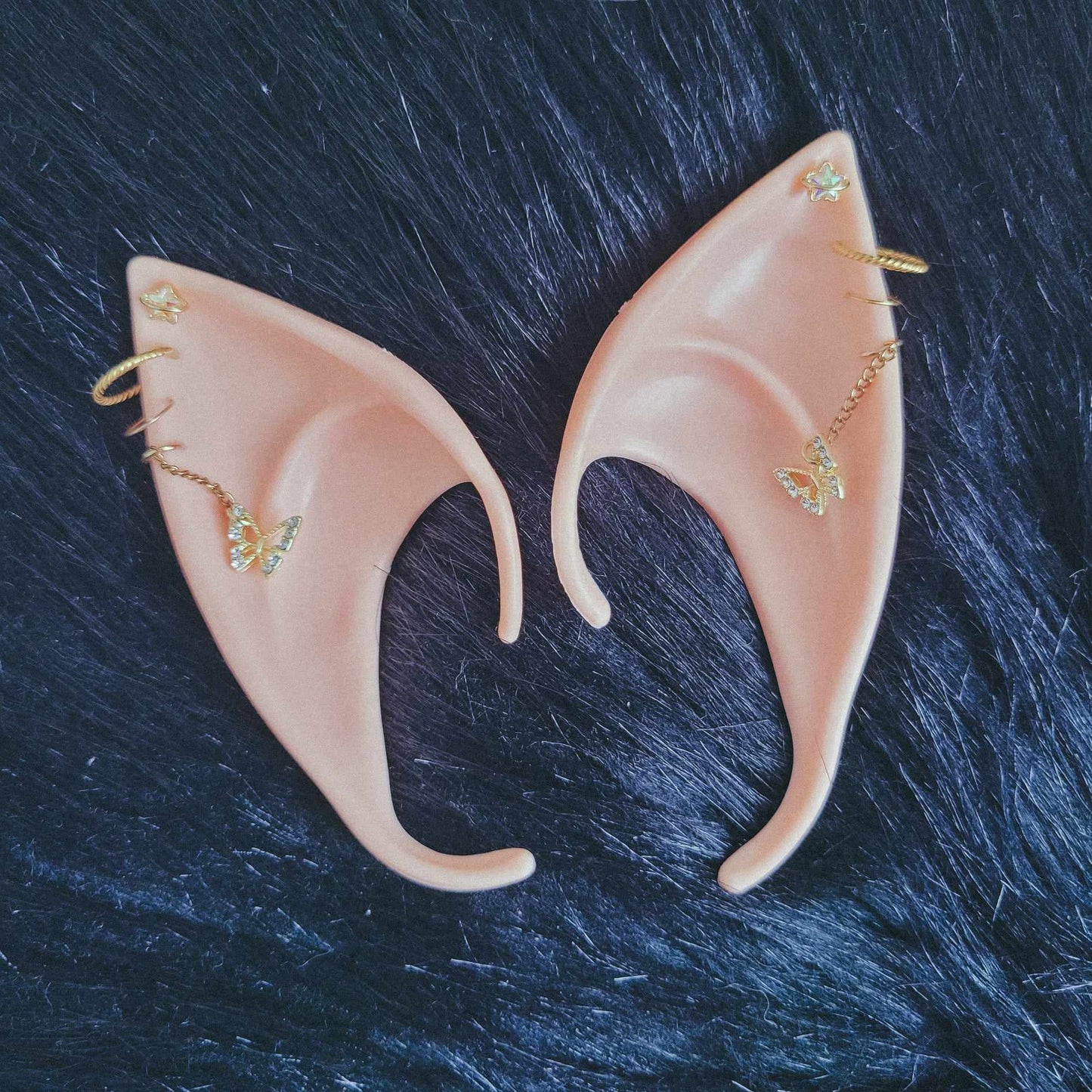 Gold Butterfly Elf Ears