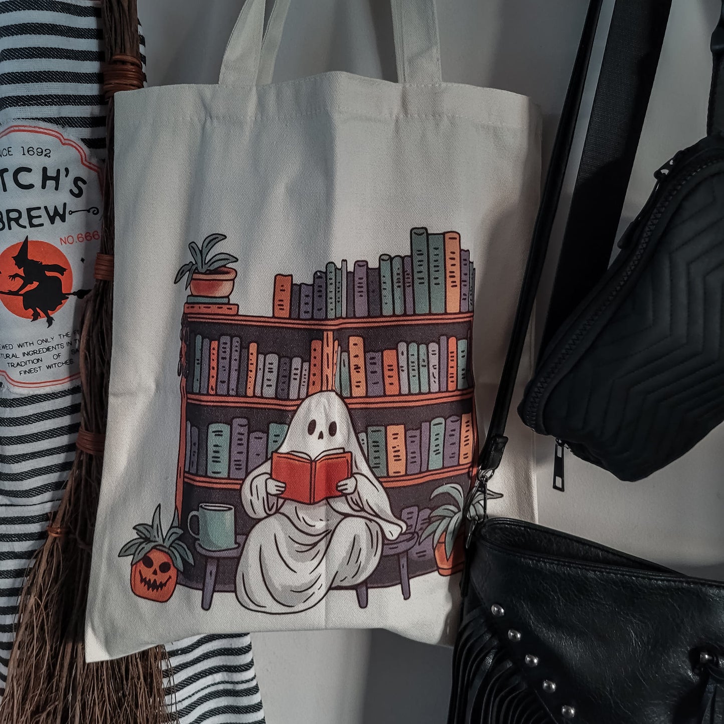 Reading Ghosty Tote